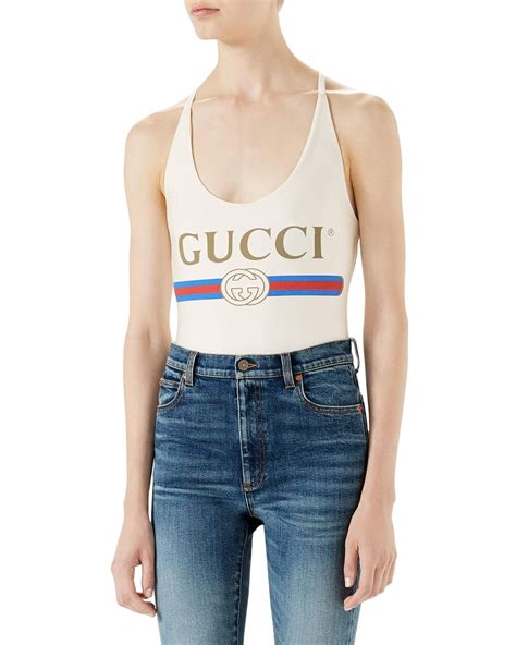 set gucci lingerie|gucci logo bodysuit.